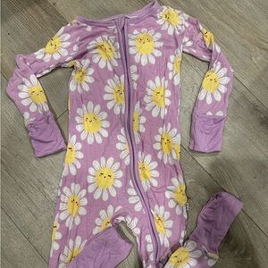 Little Sleepies Flower Power Zippy 12-18 M